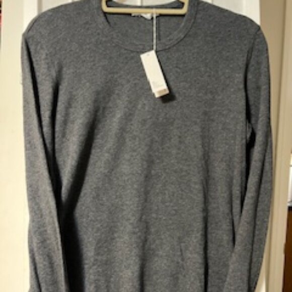NWT James Perse Grey Heather Long Sleeve Tee Size 3 (M) - Picture 2 of 8